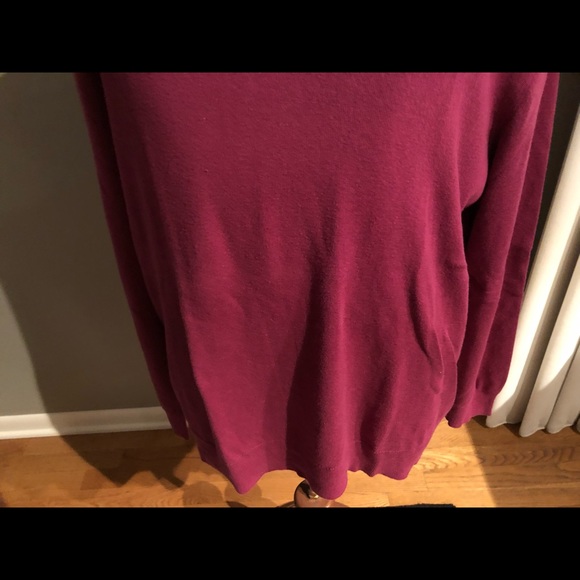 Euc maroon vneck Calvin Klein sweater - Picture 4 of 6